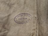 a close up of a piece of cloth with a stamp on it