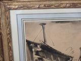 a picture of a picture of a boat in a picture frame