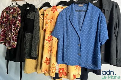 Expédition obligatoire - Lot de 8 chemises/vestes Diverses m…