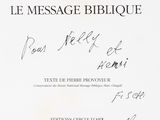 signed copy of the message biblique by jean - louis lefevre and jean - louis lefevre