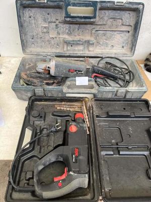 a tool case with tools in it on the floor