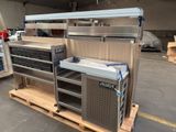 many shelves and cabinets in a warehouse with a lot of boxes