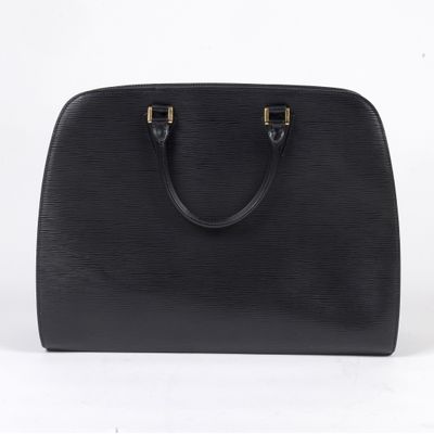 sac à main Louis Vuitton en cuir Epi noir