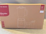 a box with a blender inside of it on a table