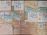 many different types of stamps on a piece of paper