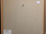 an image of a painting of a triangle on a beige background