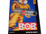 a picture of a video game box with a robot holding a gun