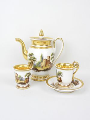 an image of a tea set with a cup and saucer