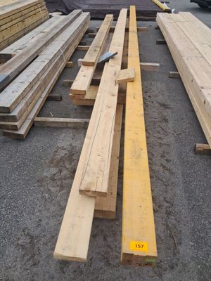 Lot de lamellé collé diverses longueurs dont 1 de 80 280 en …