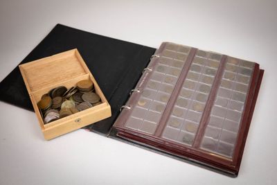 Ensemble de monnaies en bronze pour la plupart 1 classeur et… - Photo 1