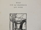 an old book with a picture of a man on a horse drawn carriage
