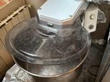 an image of a mixer in a kitchen that needs to be cleaned