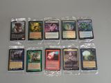 a lot of cards that are on the table