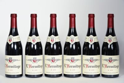 6 B L'HERMITAGE Rouge (carton d'origine) Domaine Jean-Louis …