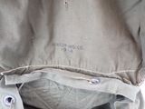 a close up of the inside of a military bag