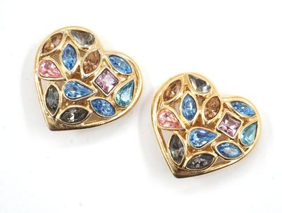 Boucles D'oreilles Clips Vintage En Métal – Jolie Paire Occasion