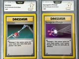 two cards from a card game with a picture of a spaceship and a spaceship
