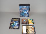 the contents of a video game are laid out on the table