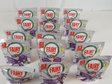 six sachets de savon « Fairy Fairy » posés sur une table blanche