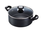 a close up of a pan with a lid on a white background