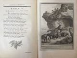 an open book with a picture of a man on a horse