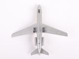 a model of a plane on a white surface