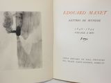 an open book with a drawing of a man on it