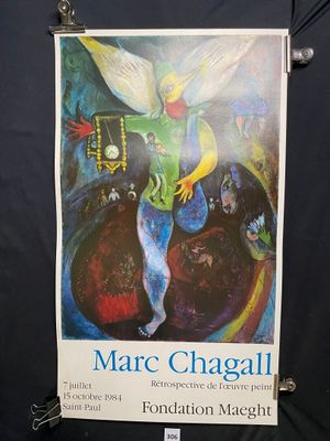 marc chagalll ' s poster for the foundation for the arts