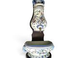 a vase that is sitting on top of a stand