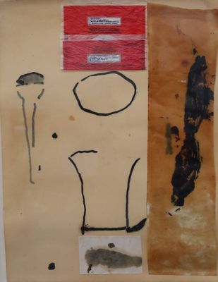 LOU ANGÉLICO (XXème siècle) Sans titre Technique mixte et co…