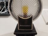 a light that is sitting on top of a table