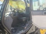 a tractor that is parked in the parking lot