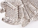 an image of a brooch with diamonds on it on a white surface