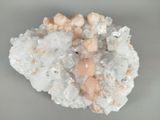 a close up of a piece of rock with crystals on it