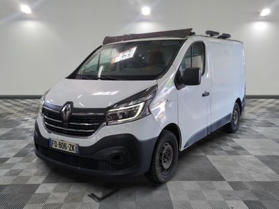 a picture of a white van parked in a room