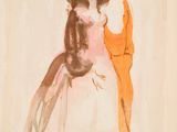 an image of a painting of two women standing next to each other