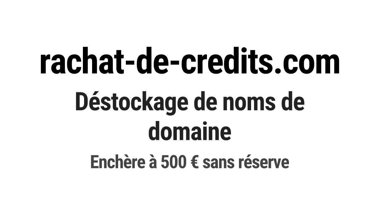 Destockage & Invendus