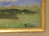 a picture of a painting on the wall of a room
