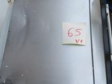 a metal box with a sign on it that says 6 v4