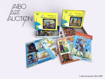 Papouf et Ratapon Un lot comprenant deux figurines JIM, des …