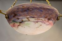 MULLER FRERES à Luneville. Lustre vasque à quatre lumières e… (photo 3)
