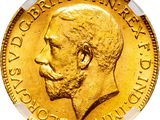 gros plan d'une pièce d'or sur laquelle figure le visage d'un homme