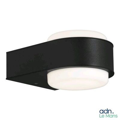 a close up of a black light fixture with a white light