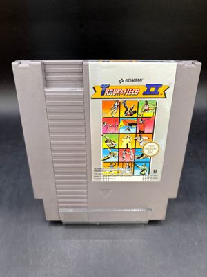 un gros plan d'un jeu Nintendo posé sur une table