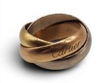 Bague Trinity en or jaune 18 carats de Cartier
