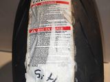 a black helmet that has a label on it