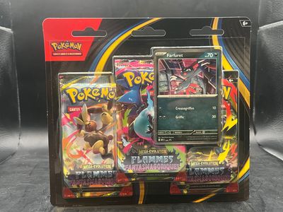 une boîte de cartes à collectionner Pokémon avec l'image d'un personnage Pokémon
