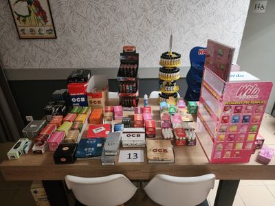 une table sur laquelle se trouvent de nombreux objets différents