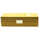 a gold box with an apple logo on it