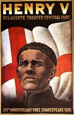 Paul Davis (1938-2008) - Henry V , Théatre Delacorte à Centr…